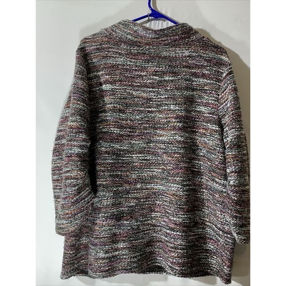 Vince Camuto Multicolor Sweater Womens Size 1X Cowl Neck - Picture 7 of 8